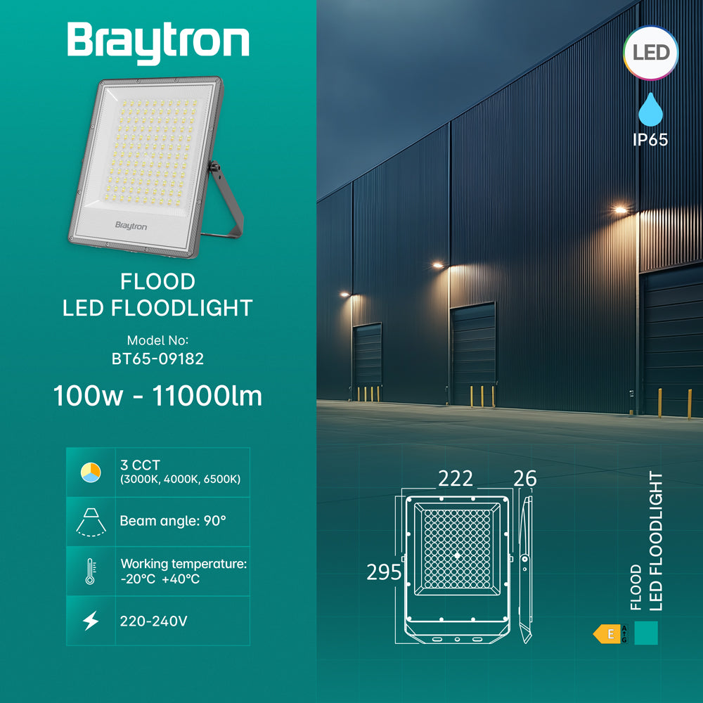 BRY-FLOOD-PF-100W-SIVI-3U1-IP65-LED REFLEKTOR