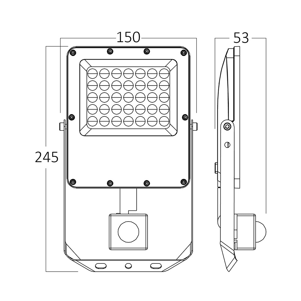 BRY-FLOOD-PF-30W-SIVI-3U1-SNS-IP65-LED REFLEKTOR