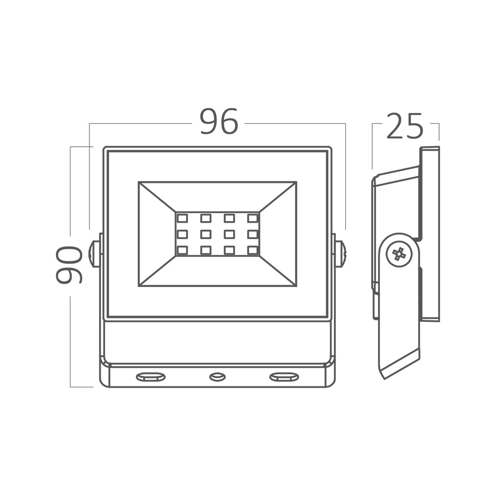 BRY-FLOOD-CF-10W-CRNA-6500K-IP65-LED REFLEKTOR