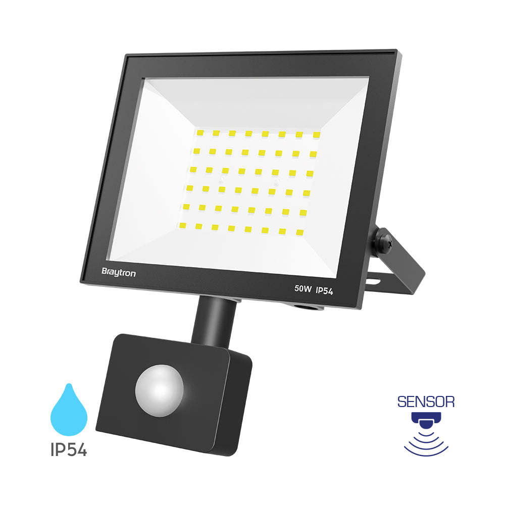 BRY-FLOOD-CF-50W-CRNI-6500K-SNS-IP54-LED REFLEKTOR