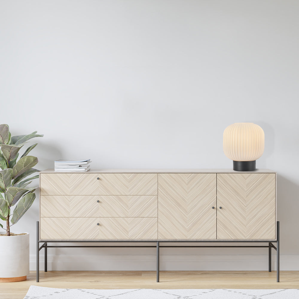 BRY-S009T-1H-1xE27-OPL-CRNA-STONA LAMPA