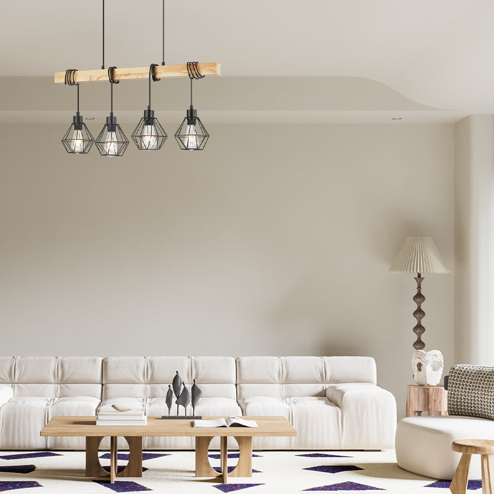 BRY-D002S-4H-4xE27-DRVO-DEKORATIVNA VISILICA