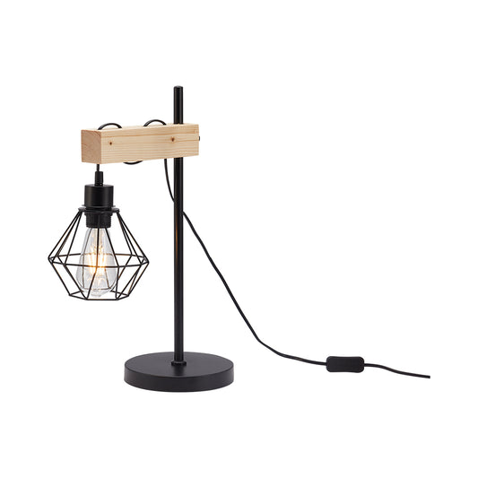 BRY-D002T-1H-1xE27-DRVO-DEKORATIVNA STONA SVETILJKA