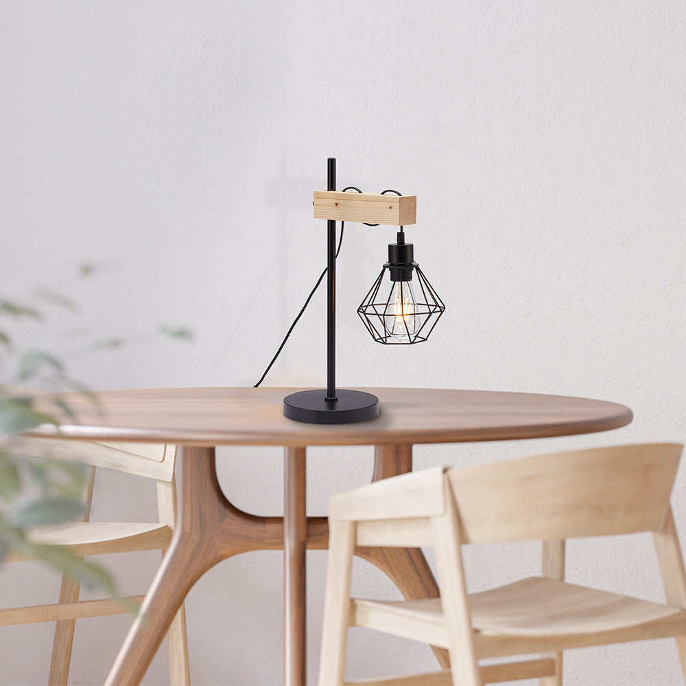 BRY-D002T-1H-1xE27-DRVO-DEKORATIVNA STONA SVETILJKA