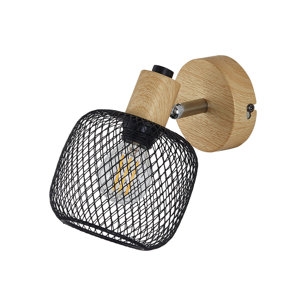 BRY-W001C-1H-1xE14-DRVO-DEKORATIVNA ZIDNA SVETILJKA