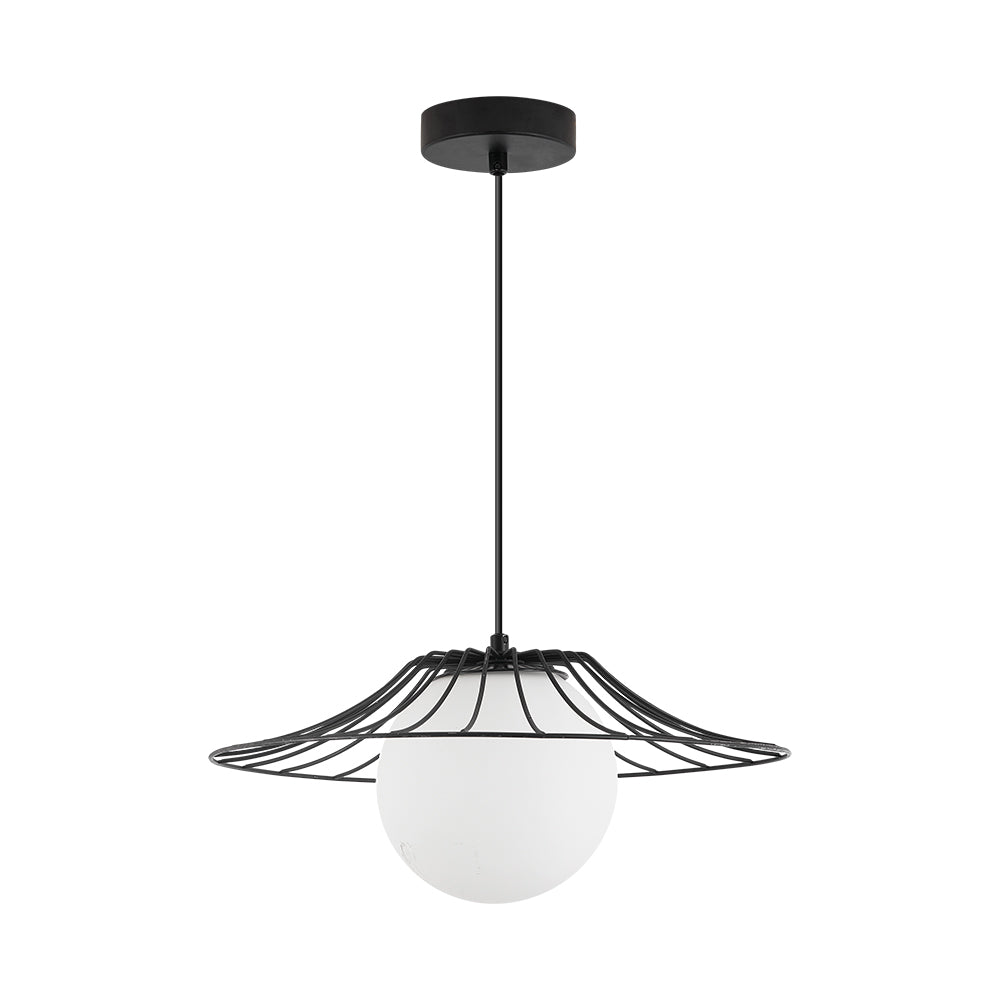 BRY-W004R-1H-1xE27-CRNA-DEKORATIVNA VISILICA