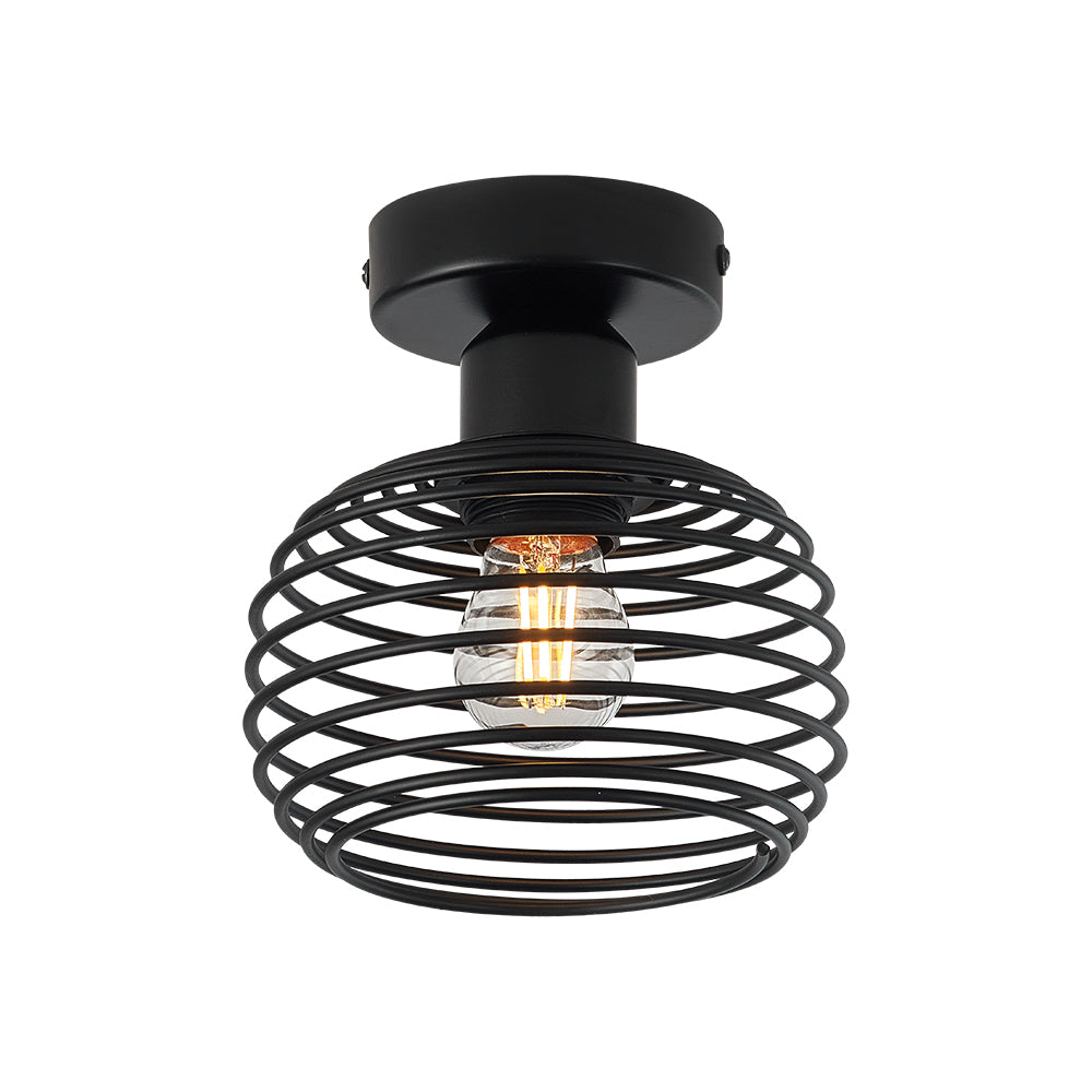 BRY-W008C-1H-1xE27-CRNA-DEKORATIVNA SVETILJKA