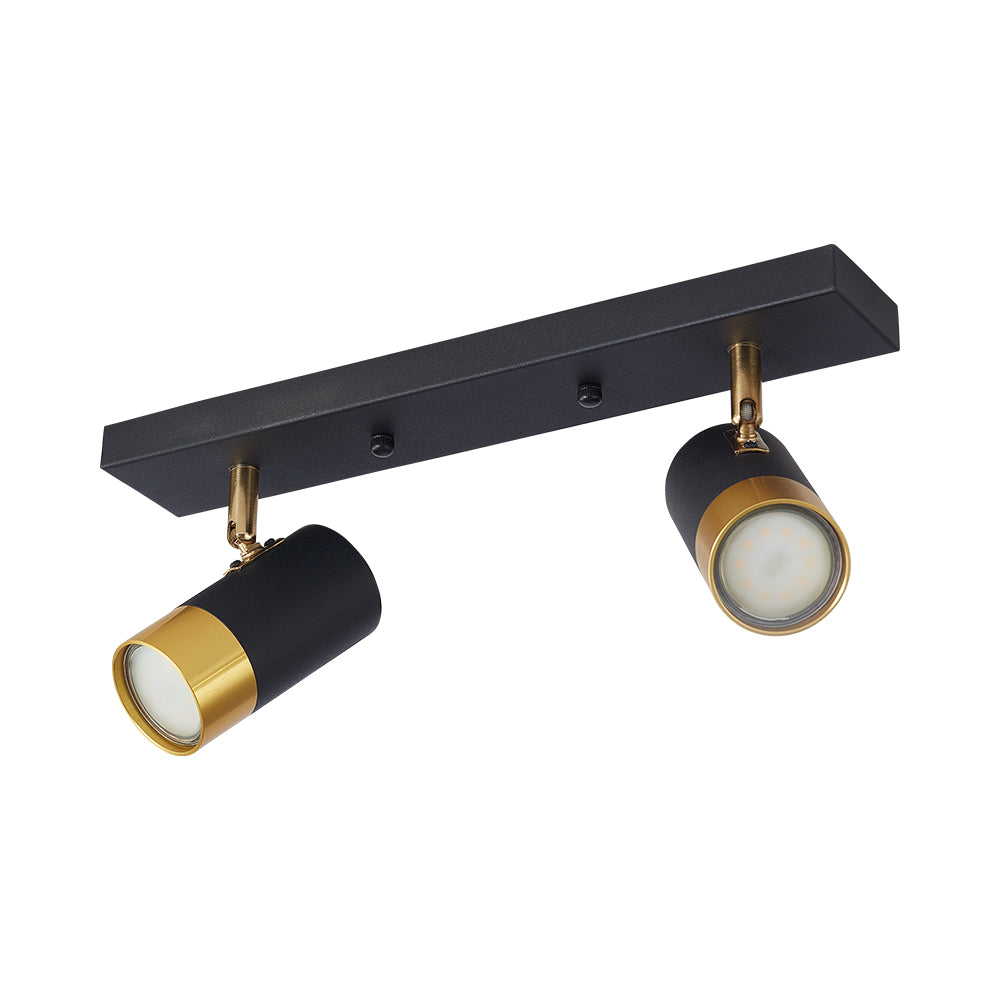 BRY-G002C-2H-2xGU10-ZLATNO-CRNA-DEKORATIVNA SVETILJKA