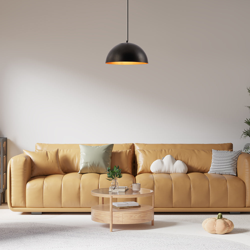 BRY-P007R-1H-1xE27-CRNA-DEKORATIVNA VISILICA