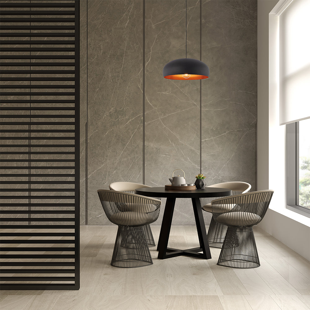 BRY-P007R-1H-1xE27-CRNA-DEKORATIVNA VISILICA