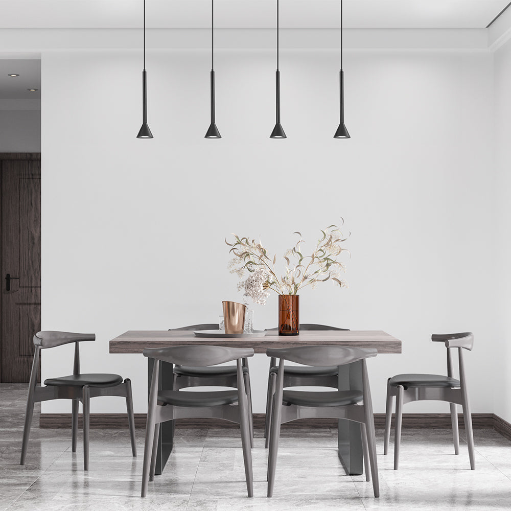 BRY-P011S-4H-4xGU10-CRNA-DEKORATIVNA VISILICA