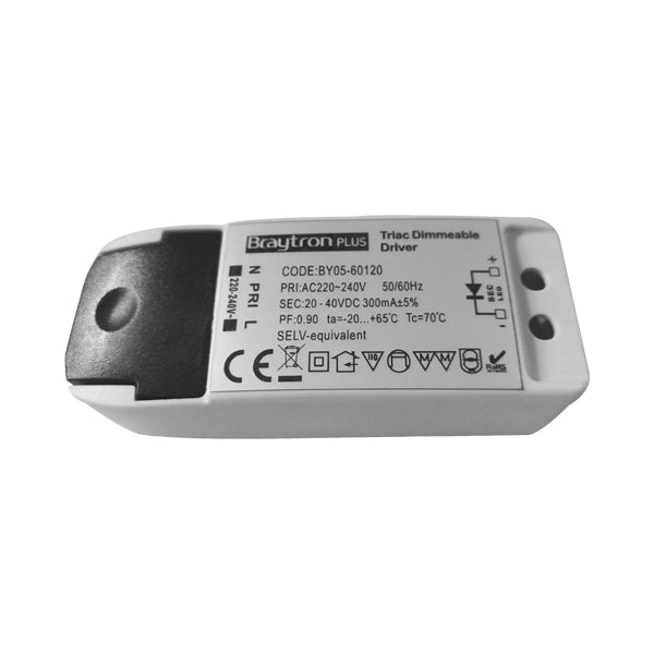 BRY-12W-300ma-IP20-TRIAC DIMABILNI DRAJVER ZA PANELE