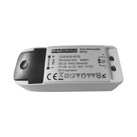 BRY-12W-300ma-IP20-TRIAC DIMABILNI DRAJVER ZA PANELE