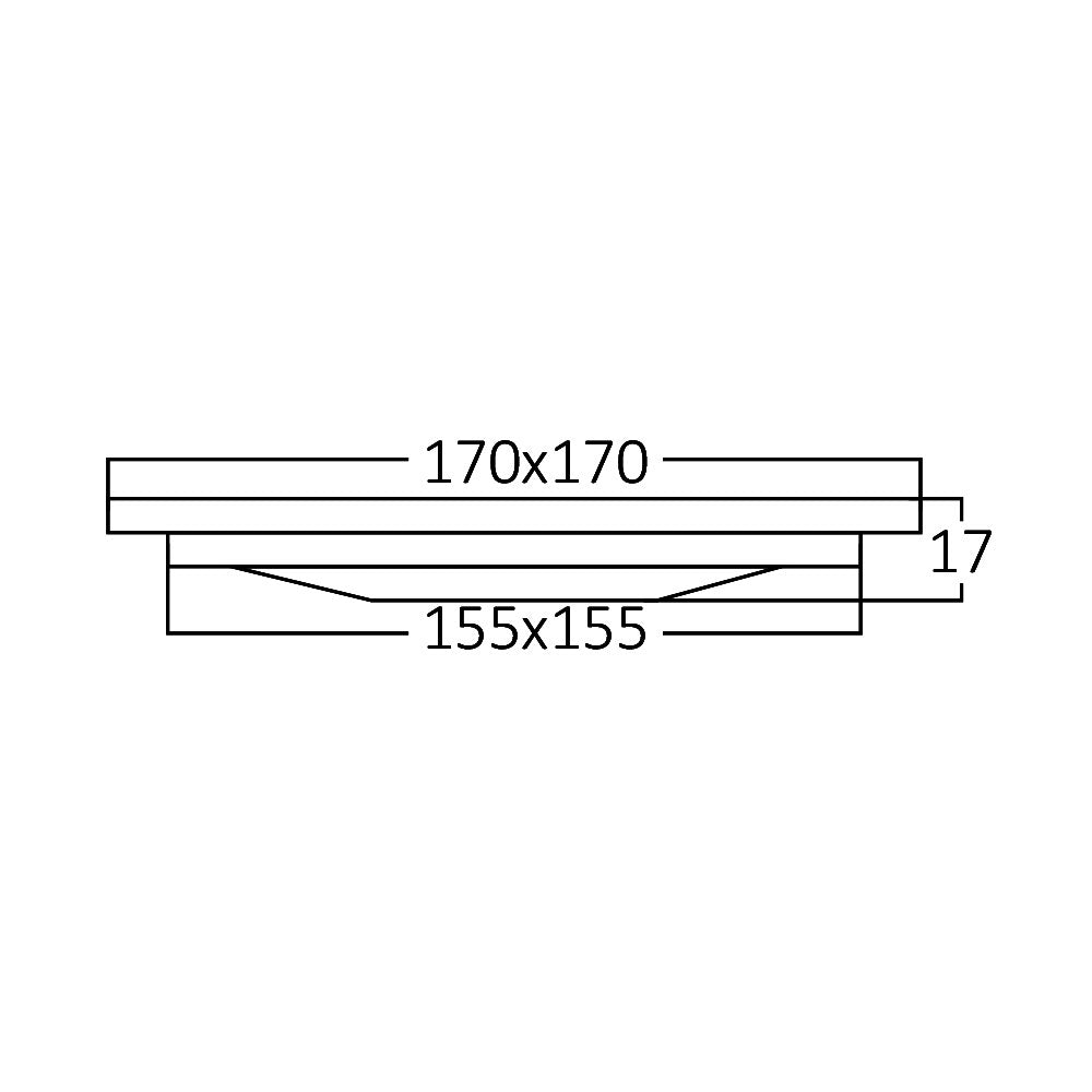 LNX-SMD-CSF-12W-6INC-BELI-6500K-UGRADNI LED PANEL
