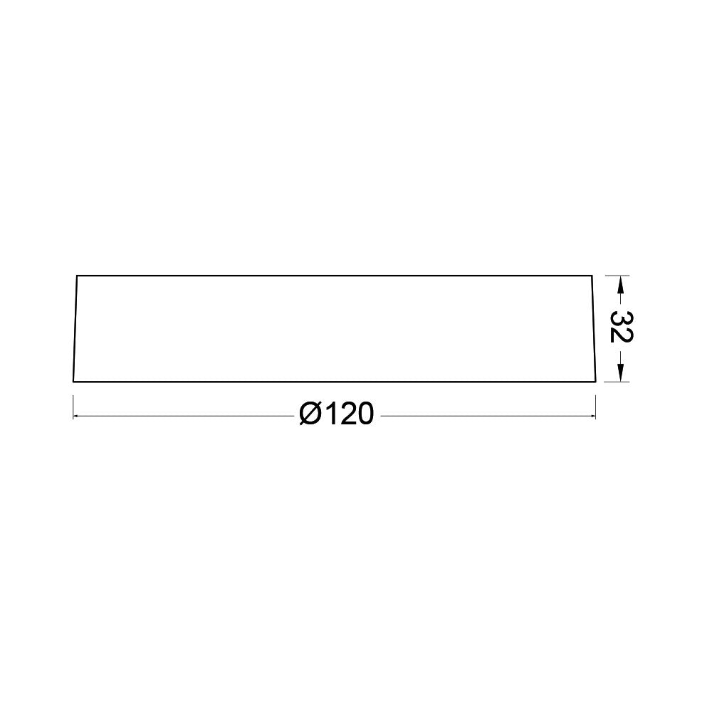 LNX-SMD-SRF-6W-RND-BELI-6500K-NADGRADNI LED PANEL