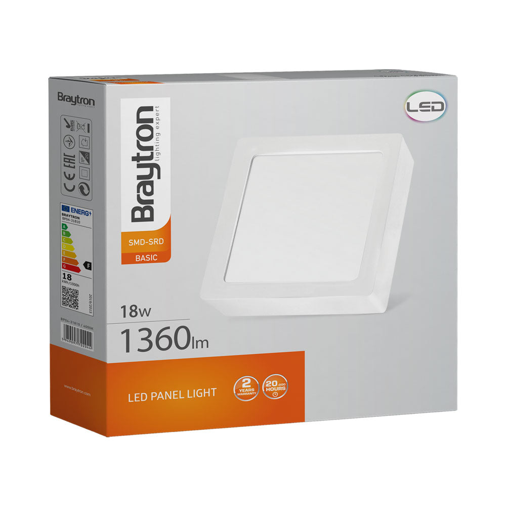 LNX-SMD-SRF-18W-SQR-BELI-4000K-NADGRADNI LED PANEL