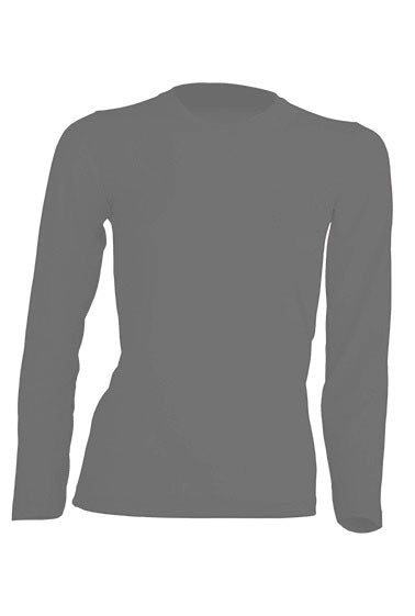 Ženska majica dugih rukava, siva