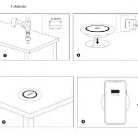 ABL BEZICNI IN DESK PUNJAC 10W BELI