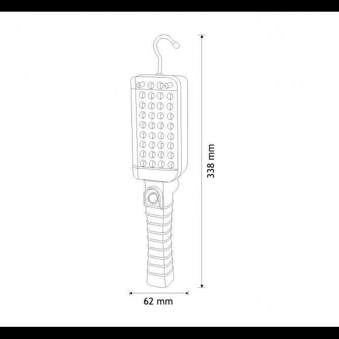 BATERIJSKA LED LAMPA YS-5605A PUNJIVA