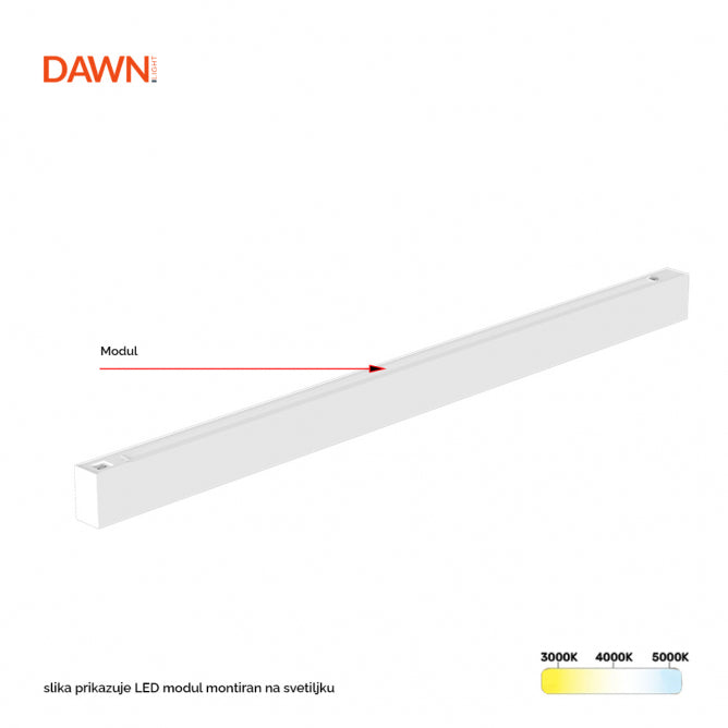 DAWN LED MODUL LT-T-020 1,2M CCT BELA