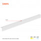 DAWN LED MODUL LT-T-020 1,5M CCT BELA