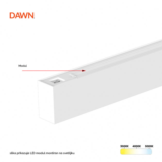 DAWN LED MODUL LT-T-020 1,5M CCT BELA