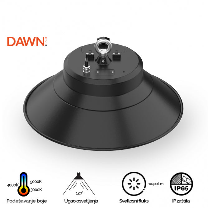 DAWN LED REFLEKTOR BR-FL80W-02K CCT 10400lm 120° IP65