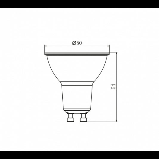 DAWN LED SIJALICA GU10 6.3W 3000K 540lm 36°