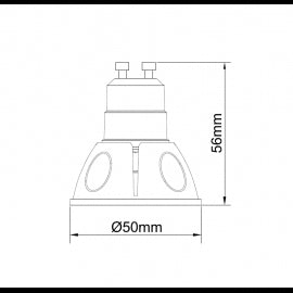 DAWN LED SIJALICA GU10 DIM 6.5W 6000K 520lm 36° PRO