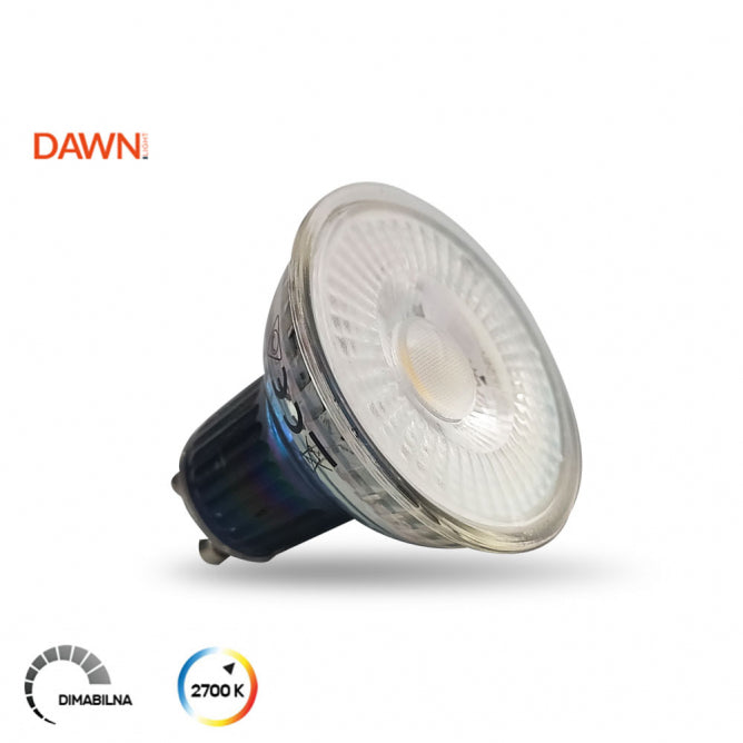 DAWN LED SIJALICA GU10 DIM. 6.5W 3000K PAR16 80 575lm 36° IP20