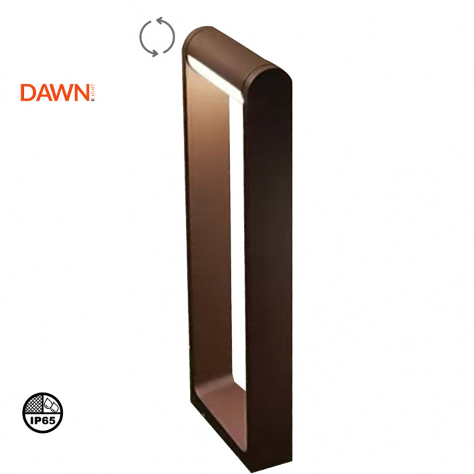 DAWN LED SVETILJKA 0230-600 STUBNA 12W 3000K IP65 CORTEN