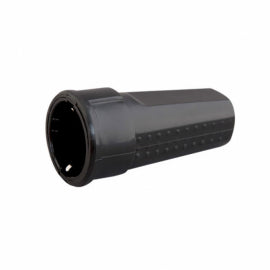 DVOPOLNA PRIKLJUCNICA CRNA PLASTIKA (2/212-0001)