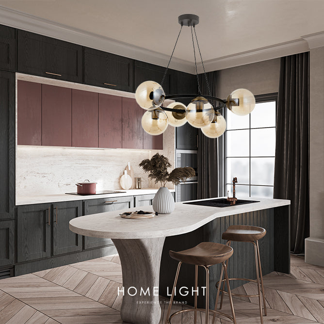 ELINA 11800 LUSTER 6*E27 CRNA