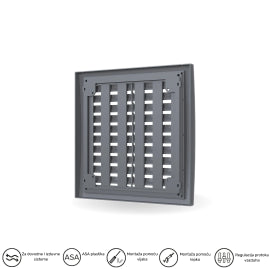 ERA ZALUZINA 1515RRPN SIVA