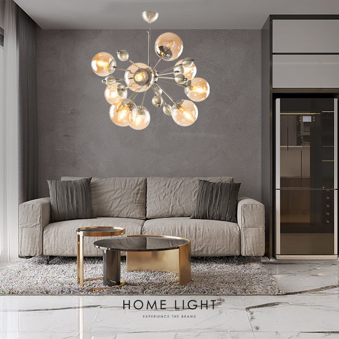 KIRPI 19129 LUSTER 9*E27 HROM