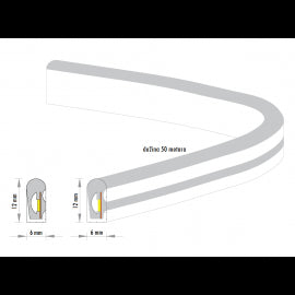 LED NEON FLEX KL-2835-120-P 12V IP65 (50met,8.8W/met) PINK