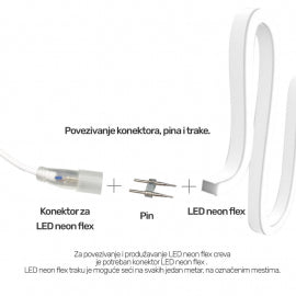 LED NEON FLEX 360° KONEKTOR