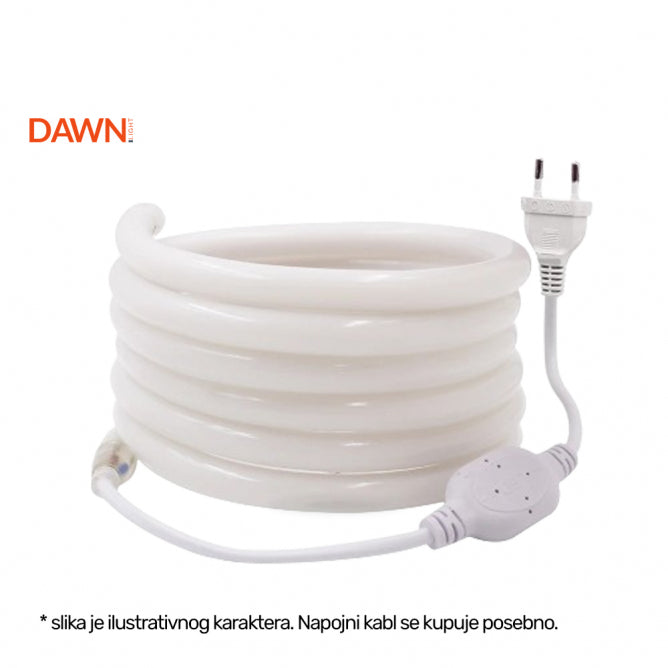 LED NEON FLEX KL-2835-120-3000K 220V IP65 (100met,7W/met, o14mm)