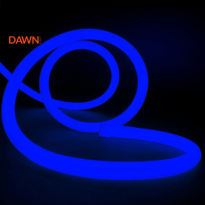 LED NEON FLEX KL-2835-120-PLAVO 220V IP65 (100met,7W/met, o14mm)