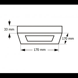 LED PANEL KA-S5 12W 6500K