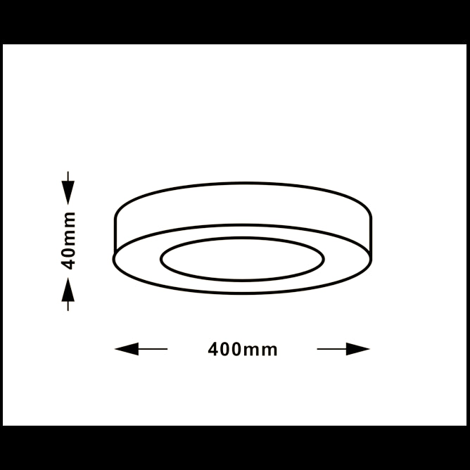 LED PANEL N/Z KNC5-36W 6500K