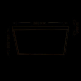 LED PANEL N/Z KNS5-48W 3000/4000/6000K 6060