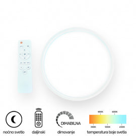 LED PLAFONJERA GALAXY 3 WHITE 20W 3000K-6500K