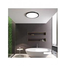 LED PLAFONJERA MOON BLACK 24W 4000K