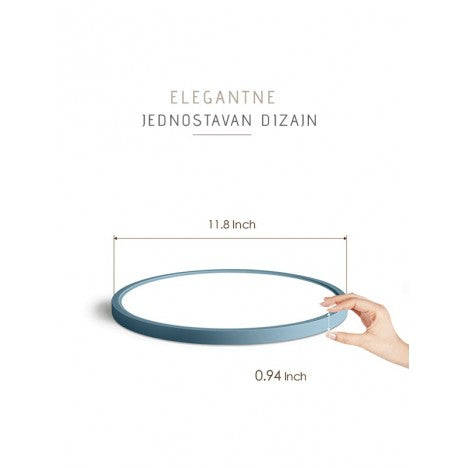 LED PLAFONJERA MOON BLUE  24W 4000K