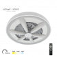 LED PLAFONJERA YL-FAN-G001 48W 2700K/4000K/6500K BELA DIMABILNA