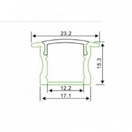LED PROFIL LL-ALP003-R