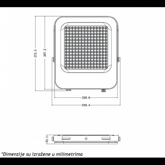 LED REFLEKTOR IK03 150 W 6500K