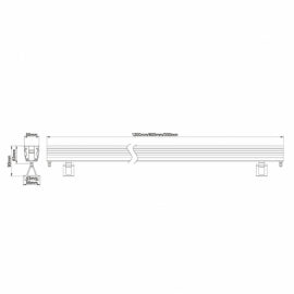 LED REFLEKTOR JM-059 72W RGBWW 4in1 3000K IP66 24V