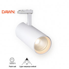 LED REF SINSKI JM-4070 30W 3000K 36° BELI TROFAZNI